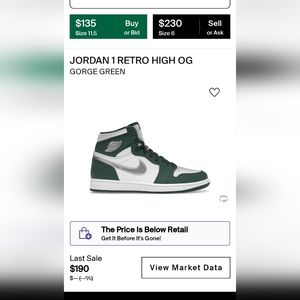 Nike Air Jordan 1 Mid size 11